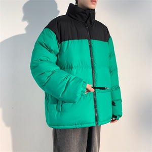 经典北面拼色棉衣 大码M-6XL 得物直播品质 2321特P90图片