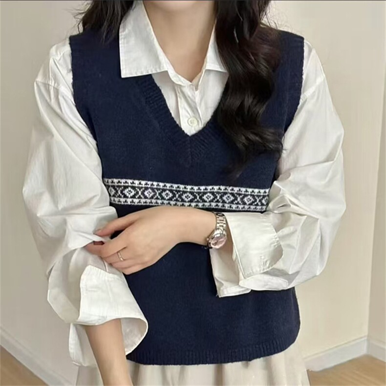 2025年秋季新款百搭女士V领加厚保暖羊毛衫,女装羊毛衫,新胜羊绒