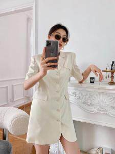 夏季后腰镂空西装裙，女装西装，AUDREY WANG