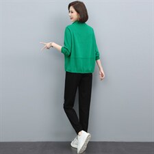 长期大货，运动套装女新款秋装休闲时尚春秋卫衣洋气减龄两件套，女装卫衣/绒衫，涵誉
