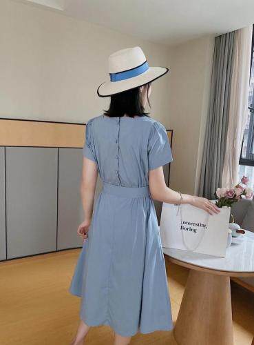 ［爱美欧］夏季新款收腰显瘦连衣裙，女装连衣裙，爱美欧