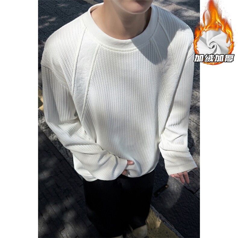 2025HT25677加绒外景大码圆领长袖T恤M-5XHT25959-特P30，男装T恤，电商A022