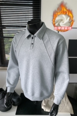 加绒加厚银狐绒500g重磅曼巴棉解构卫衣男W5406J加绒-特P50控98，男装卫衣，电商A001