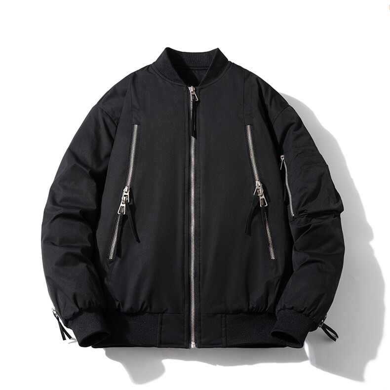 拉链立领NASA棉服休闲潮棉衣（168元）313B-GF036棉衣-P120,男装棉衣,星座313B