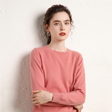 小baby山衫秋冬新款圆领套头宽松显瘦内搭长袖毛衣针织打底衫，女装羊毛衫，绒源之鑫