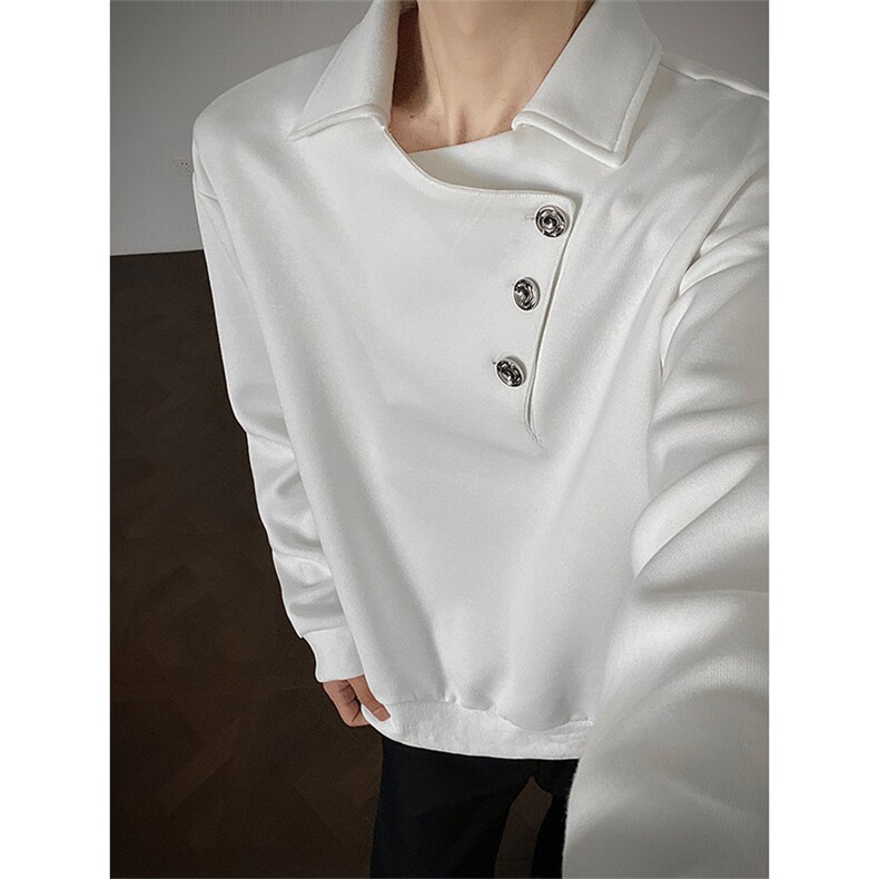 秋冬氛围感高街卫衣斜开口西装领卫衣秋冬流行单品特P45，男装西服套装，电商B319