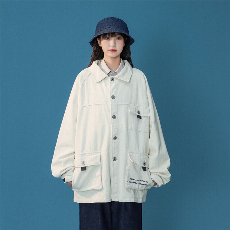 25春季新款工装韩版潮流复古男女夹克外套上衣JK52/P95/138,男装夹克,星座202-3