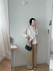 【现货】2022早春新款飘带衬衫图片