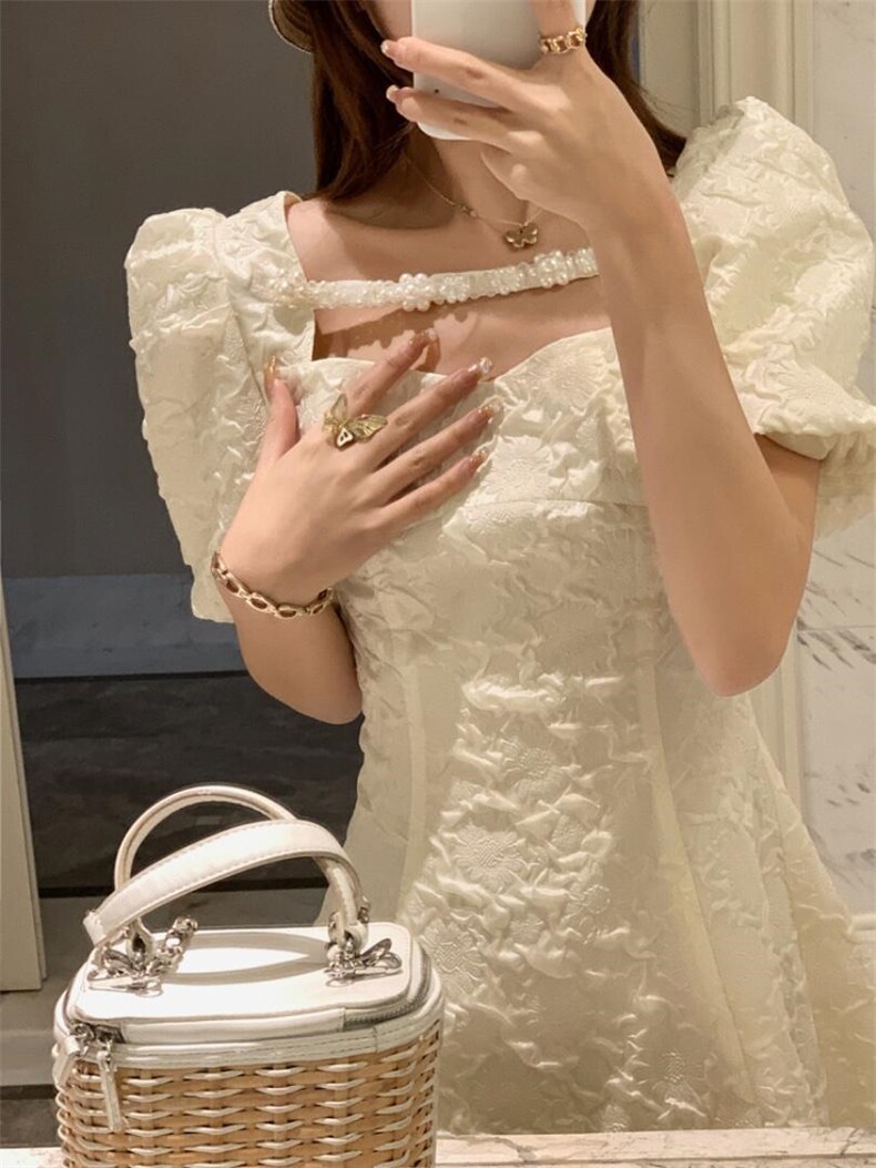 宫廷甜美定制款连衣裙，女装连衣裙，M.W 嫚维