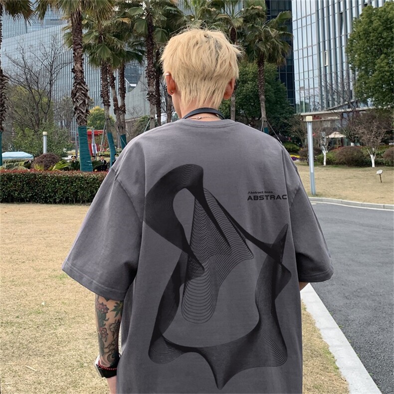 电商DSA028-DT2405特P19棉230克纯棉短袖港风印花男,男装T恤,电商A028