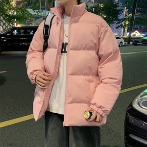 冬季新款双面穿棉衣男款羽绒棉服情侣潮流韩版学生女棉袄外套ZM04图片