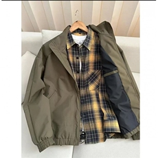 网图夹克男立领纯色上衣冲锋衣外套DSA157B-JK7822-P60，男装夹克，电商A157B