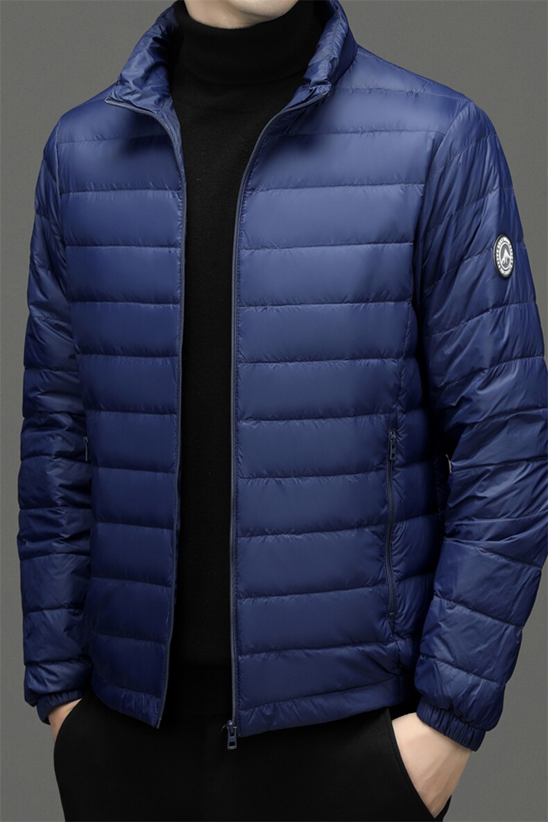 CR2250主推锦纶面料90鸭绒男士精品羽绒服简约常规基础款跑量,男装羽绒服,钱塘207-2