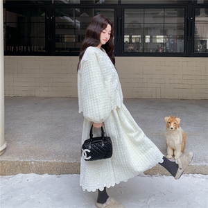 加厚丽丝绒切花羽绒服套装（没有毛领）2596-P330，控488图片