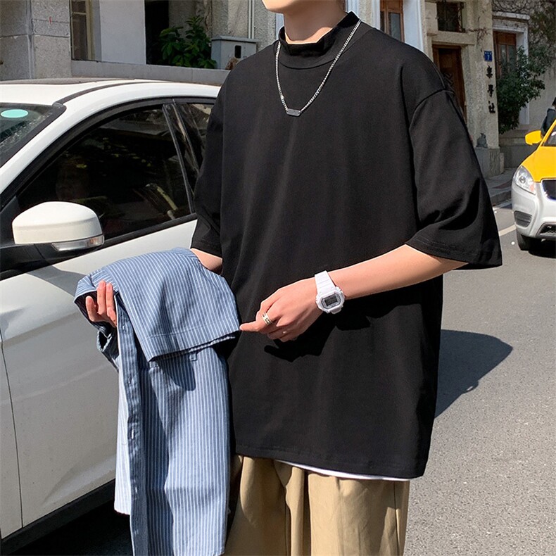 男圆领短袖宽松T恤T00103P22,男装T恤,星座1116-2