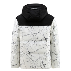 现货足冬装新款情侣羽绒服时尚大口袋连帽迷彩羽绒外套8602-P150，男装羽绒服，星座1210A