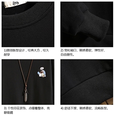 S6239-P28秋季圆领卫衣男大码韩版宽松长袖外套砖墙，男装卫衣，电商A040A