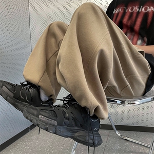 美式复古高街工装裤男直筒阔腿休闲裤2023年新款ins长裤K0933-P45图片