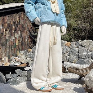8XL-M 羊羔绒卫裤男加肥加大码加厚加绒运动裤男胖子9029特38图片