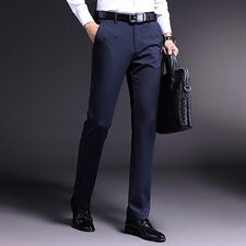 BX2110钱塘2020-2中年男士春秋新款厚款合身休闲百搭休闲裤P73，男装休闲裤，钱塘207-2