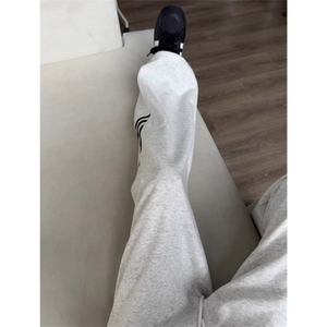 美式条纹卫裤男女宽松运动长裤 特价P32 Y110图片