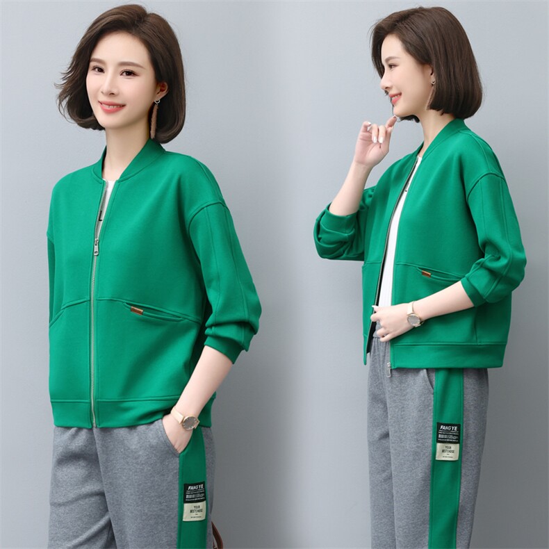 时尚休闲开衫棒球卫衣女宽松显瘦百搭外套春季新款韩版学生上衣,女装卫衣/绒衫,依恋蒂丝