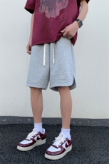 DK100P32港风钢印运动休闲裤美式高街钢印五分裤宽松直，男装牛仔裤，星座1204-3