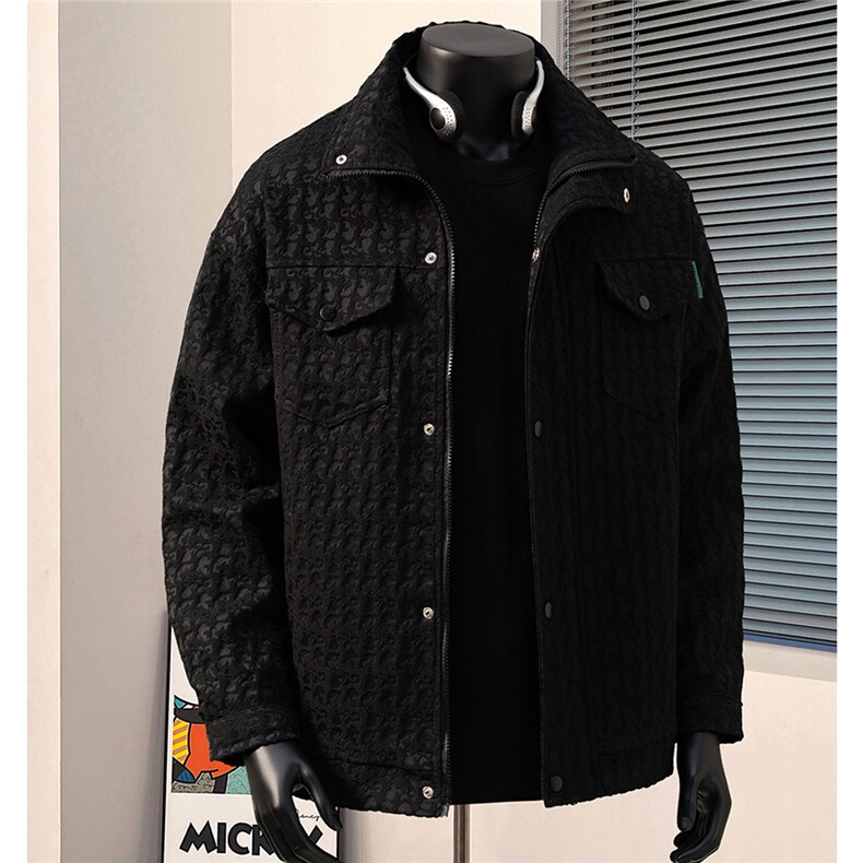 1美式大码M-5XL面料52%棉45%涤3%氨纶工装夹克男JK8740P125控168，男装夹克，星座226-2