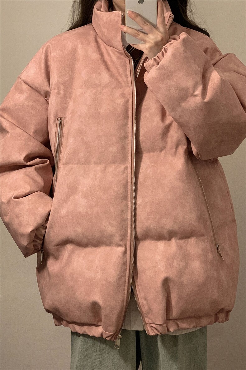 中性PU皮复古做旧双侧金属拉链夹克式加棉棉衣男MY77092P130控198,男装夹克,星座227-7