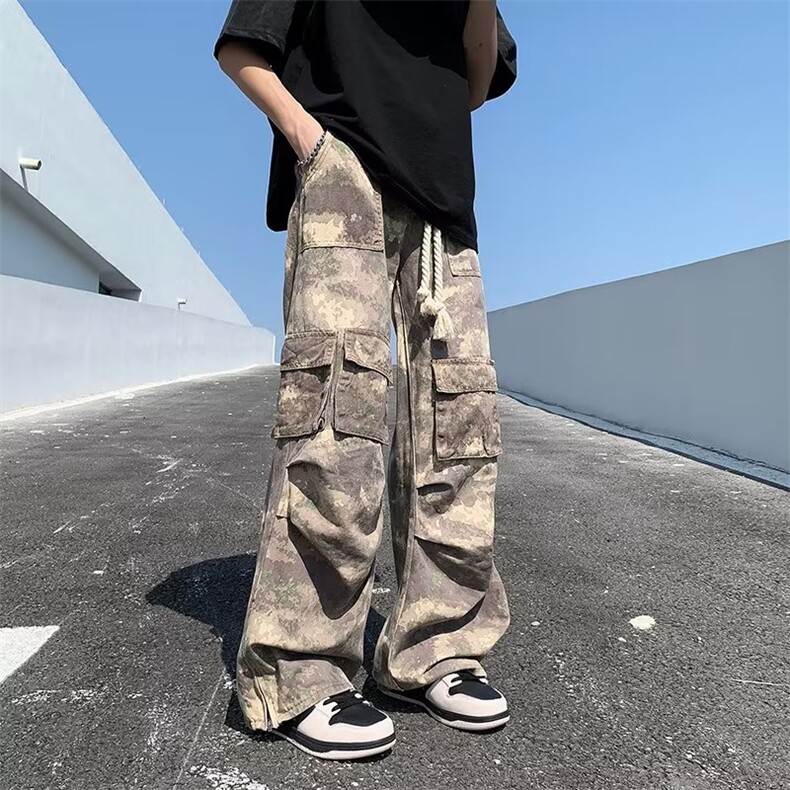 男春夏新款青少年时尚休闲裤大抽绳纯棉YK82P60,男装休闲裤,星座1116-2