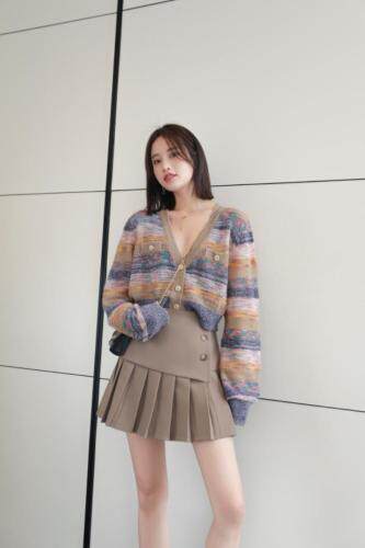 贴袋盖款百褶裙，其它，杭派依秀