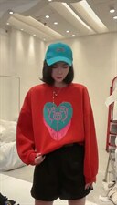 秋季新款韩版休闲卫衣，女装卫衣/绒衫，依露奇