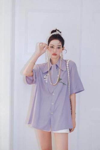 蝴蝶结衬衫，女装衬衫，SHALLGAR