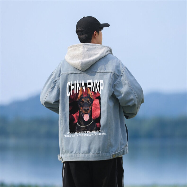 美式西海岸hiphop牛仔外套男ins痞帅高街潮牌夹克春季JK1125-P88,男装夹克,星座1103-3
