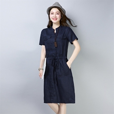 连衣裙2021年春季修身简约长袖韩版新潮流行修身显瘦优雅，女装连衣裙，小林双子