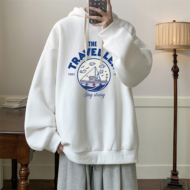 连帽卫衣男大码胖子帽衫大号运动服WY2410-P35,男装卫衣,电商A040
