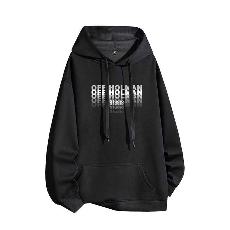 得物供货、复合重磅420克现货连帽卫衣宽松HD019-1-HML357-特P45,男装卫衣,电商019-1