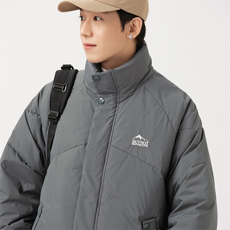 外27-2日系拼接式羽绒服90白鸭绒(新标)YR07-P239,男装羽绒服,新杭派外27-2