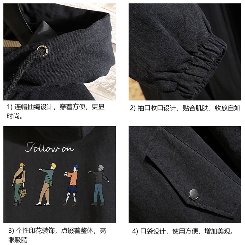 JK41043-P85加棉款-P115纯棉连帽夹克男士大码工装夹克男砖墙,男装夹克,电商A040A