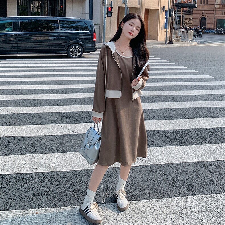 【新品】秋季连衣裙套装-82397-P150-K208,女装套装/套裙,辉之琳