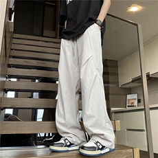 YK120特P28控58港风图超高品质夏季垂感冰凉褶皱情侣休闲裤，男装休闲裤，电商A249