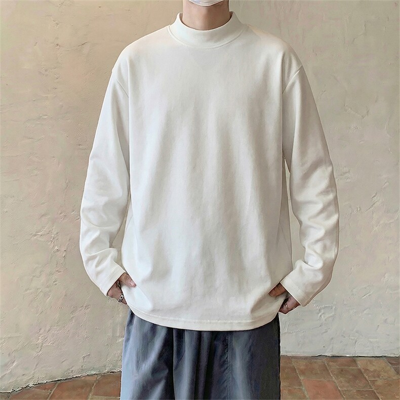 德绒半高领加绒打底衫【现货】C403A-T96-特P12.5加绒-特P20，男装T恤，电商C403A