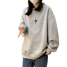 中性风！抖音直播高品质重磅卫衣男圆领卫衣女XW400-P45，男装卫衣，电商B371