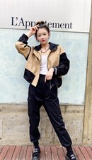 秋季新款撞色拼接工装套装，女装职业装，帝瀛 DY