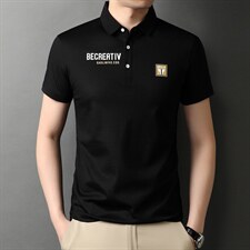 夏季新款男士翻领短袖t恤中年有领男装上衣服休闲POLO衫,男装T恤,电商B212（原钱塘6029）