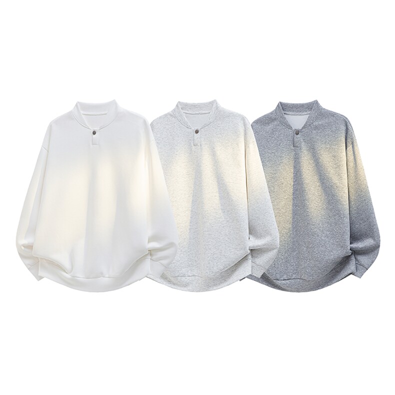 韩系学院风设计cleanfit卫衣简约纯色休闲打底 常规P39加绒P49图片