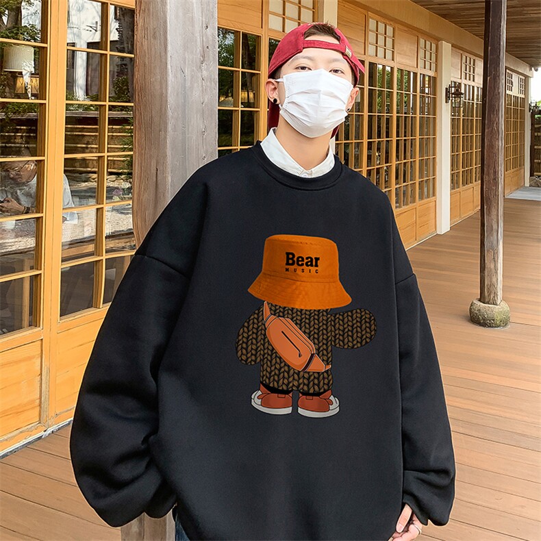 直播360克重磅美式印花卫衣Y231特P28 同步供应华棉品质P38特图片
