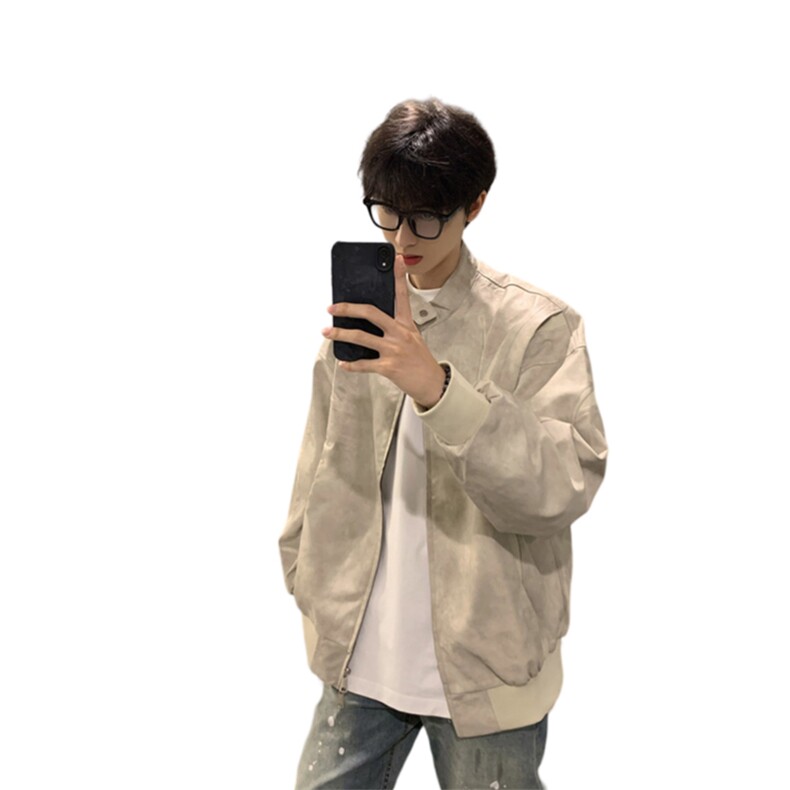 高品质设计感pu皮结构夹克外套男CP96-特p75,男装夹克,电商B371