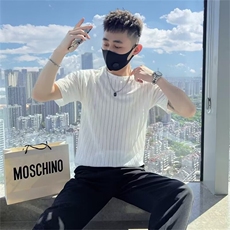 新款男女装时尚短袖宽松潮纯色T恤情侣简约修身潮牌T恤，男装T恤，星座1013