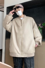 主推新款美式高街立领夹克潮牌皮衣夹克宽松外套A436-W103-P68，男装夹克，电商A436